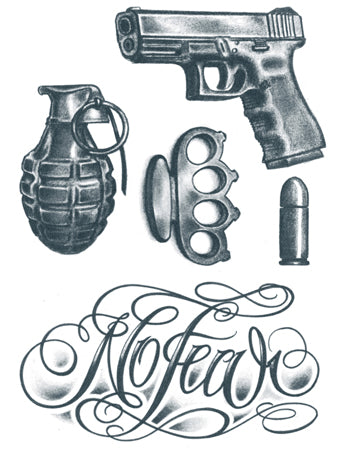 Gangsta Set (No Fear) – Tattooed Now !